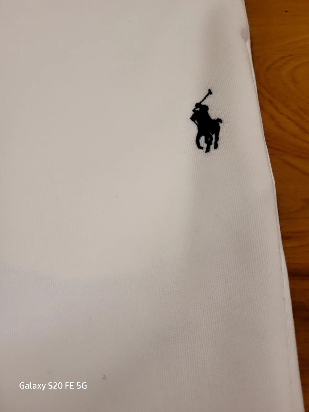 Ralph Lauren White Shorts with Blue & Gold Label